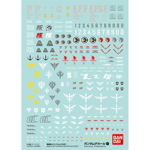 バンダイスピリッツ ガンダムデカールNo．107 機動戦士ガンダムUC汎用1 GD107ｶﾞﾝﾀﾞﾑUCﾊﾝﾖｳ1N-イメージ1