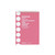 コクヨ ポケットメモ(メモラー)スパイラルとじ A7普通横罫 ピンク F875231-ﾒ-300P-イメージ1