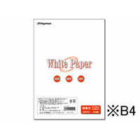長門屋 ホワイトペーパー B4 特厚口128g／m2 50枚*5冊 F834462-ﾅ-023