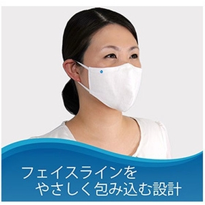 ＤＲ．Ｃ医薬 ハイドロ銀チタン 防御フィルターソフトガーゼマスク立体 灰・白 FCM3580-イメージ2