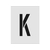 アイマーク ステンシル K 文字サイズ250×125mm FC652JF-8186158-イメージ1