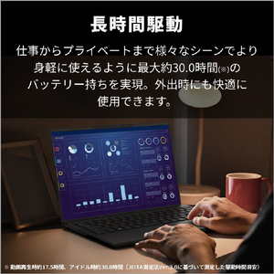 富士通 FMV U55-L3B 14型WUXGA/Ryzen AI 5/Radeon840M/メモリ16GB/約512GB SSD/WiFi 7 FMV Note U ピクトブラック K0N60004JP-イメージ10
