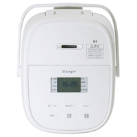 送料込み＊イーアングル 3合炊きIH炊飯器2024年製＊1010-2 楽天市場】e angle IH炊飯ジャー(3合炊き) ホワイト ANGV-RCI05