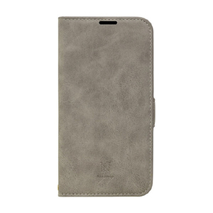 NATURAL design iPhone 15/14/13用手帳型ケース Style Natural グレー IP23-61-VS01-イメージ1