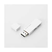 エレコム キャップ式USBメモリ(16GB) ホワイト MF-MSU2B16GWH