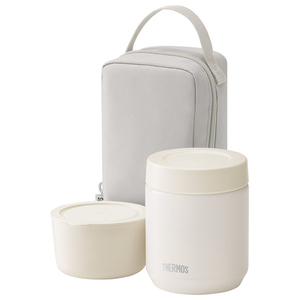 サーモス 真空断熱スープランチセット(300ml) グレージュ JEE-550-GG サーモス 真空断熱スープランチセット(300ml) グレージュ JEE-550-GG