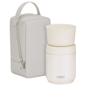 サーモス 真空断熱スープランチセット(300ml) グレージュ JEE-550-GG-イメージ2
