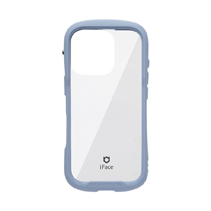 Hamee iPhone 16 Pro用強化ガラスクリアケース IFACE REFLECTION ペールブルー 41-979716 Hamee iPhone 16 Pro用強化ガラスクリアケース IFACE REFLECTION ペールブルー 41-979716