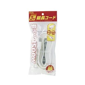 エルパ 延長コード(3m) ホワイト(3m) LPE-103N(W) エルパ 延長コード(3m) ホワイト(3m) LPE-103N(W)
