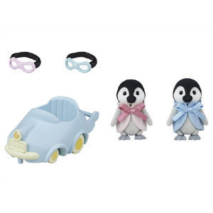 エポック社 シルバニアファミリー DF-23 ペンギン赤ちゃんのなかよしカートセット ﾍﾟﾝｷﾞﾝｱｶﾁﾔﾝﾉﾅｶﾖｼｶ-ﾄDF23-イメージ3
