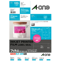 エーワン インクジェットプリンタラベル 28971