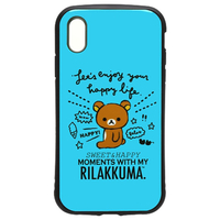 PGA iPhone XS Max用ハイブリッドタフケース リラックマ/リラックマスタイル(ロゴ) YY02904
