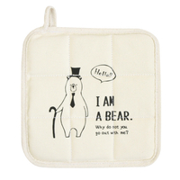 サンベルム キャンバス鍋しき ベア 20×20ｃｍ ｷﾔﾝﾊﾞｽﾅﾍﾞｼｷﾍﾞｱ