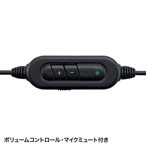 サンワサプライ USBヘッドセット ブラック MM-HSU05BK-イメージ3