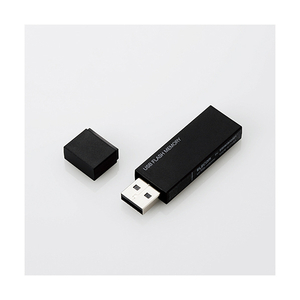 エレコム キャップ式USBメモリ(32GB) ブラック MF-MSU2B32GBK-イメージ1