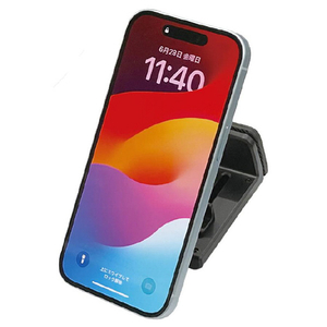 クオリティトラストジャパン MAGSAFE対応 クランプ式スマートフォンマウント ブラック QZA-1012BK-イメージ5
