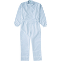 トラスコ 制電糸グリッド仕様フード無つなぎ服　ホワイト　３Ｌ TCOG-W-3L