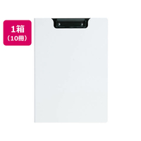 セキセイ クリップファイル発泡美人A4 短辺とじ ホワイト 10冊 1箱(10冊) F826507-FB-2016-70