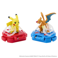 タカラトミー ﾓﾝｺﾚﾊﾞﾄﾙｾﾞﾋﾟｶﾁﾕｳVSﾘｻﾞ-ﾄﾞﾝ ポケットモンスター モンコレ