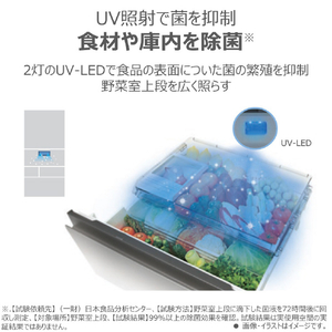 東芝 461L 6ドア冷蔵庫 VEGETA アッシュグレージュ GR-Y460FZ(ZH)-イメージ13