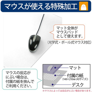 プラス ななめカット デスクマット OAタイプ 990×590 FCD874Y-DM-106MS-イメージ3