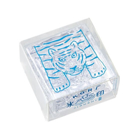キングジム 透明スタンプ 氷印 (タイガ-) FC423RH-CLS33-003
