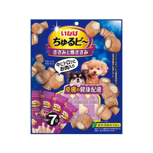 いなば ちゅるビー ささみと焼ささみ 皮膚 10g×7袋 FC233RW-イメージ1
