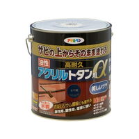 アサヒペン 油性高耐久アクリルトタンα 3KG なす紺 FC562NS
