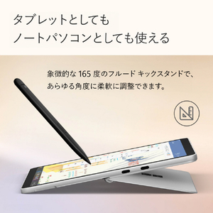 マイクロソフト 特別モデル　2in1 ノートPC  Surface Pro 12 インチ Snapdragon X Plus/16/256 + キーボード(スリムペン付き)ストーン グレー + 45W USB-C 充電器 プラチナ EP2-46399-イメージ11