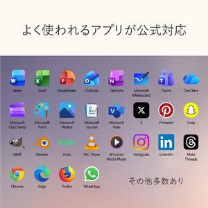 マイクロソフト 特別モデル　2in1 ノートPC  Surface Pro 12 インチ Snapdragon X Plus/16/256 + キーボード(スリムペン付き)ストーン グレー + 45W USB-C 充電器 プラチナ EP2-46399-イメージ19