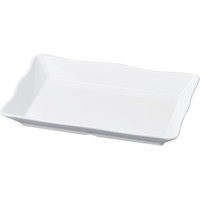 若泉漆器 ニューホワイト 波型羽反盛鉢 41cm FC927KY-0261670