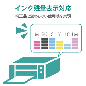 エコリカ リサイクルインクカートリッジ(6色パック+KUI-BK-L互換×2本) ECI-EKUIL6P+BK-イメージ4