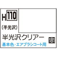 GSIクレオス 水性ホビーカラー H110 半光沢クリアー H110ﾊﾝｺｳﾀｸｸﾘｱ-N