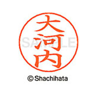 シヤチハタ ネームペン用ネーム シルバー 既製 大河 FC46314-X-GPS-0543