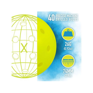 Franklin X-40 Pickleball-Optic-3Pack Tube FCD565L-52821-イメージ2