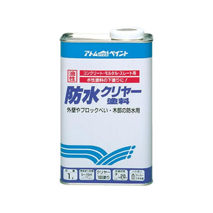 アトムサポート 防水クリヤー塗料 1L FCB299H-イメージ1