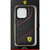 FERRARI iPhone 15 Pro用PUレザー 背面ケース ブラック FEHCP15LPWAK-イメージ1