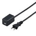 ヤザワ スイッチ付USBタップPD20W黒1m H5211PD20BK