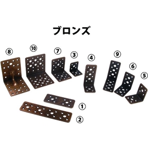 ダイドーハント マルチ金物 L型 ユニクロメッキ 2.3×40×65×65 FC044EU-8586075-イメージ2