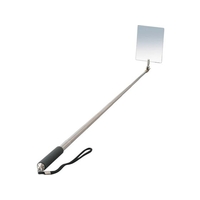 BERUF/ステンレス検査鏡 75×100mm 伸縮自在 34348 FC443VN-8587933