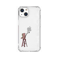 AKAN iPhone 13用ソフトタフケース ペインティング ピンク AK20974I13