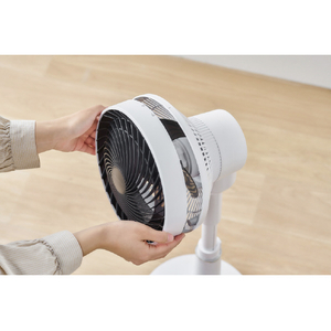 アイリスオーヤマ DCモーター搭載リモコン付サーキュレーター扇風機 ホワイト KSF-SDC151TEC-W-イメージ13