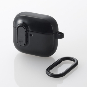 エレコム AirPods (第4世代)用 TOUGH SLIM Lock ブラック AVA-AP06TSLBK-イメージ2