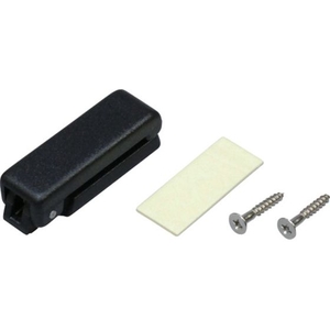 光 収納フック 小 ABS 黒 (1個=1PK) FC652KP-4044991-イメージ1