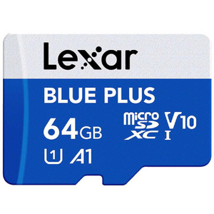 レキサージャパン microSD Blue Plus 64GB ＢＬＵＥ LMSBLPL064G-BNANJ-イメージ1