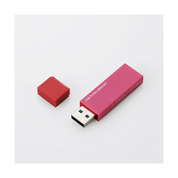 エレコム キャップ式USBメモリ(32GB) ピンク MF-MSU2B32GPN