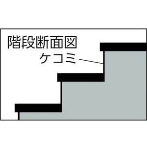 日大工業 ワニ印/階段養生材 ピッタリKAIDAN 木造階段用 ケコミ有 14枚 FC562HR-4739132-イメージ2