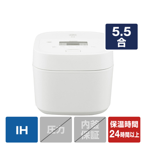●一般の市販モデル(型番:SHK-LS110)をベースに仕様追加したオリジナルモデル! 【オリジナル仕様】 ●冷凍ごはんモード搭載。 【その他おすすめ仕様】 ●お手入れ点数は内釜と内蓋の2点のみ! ホ