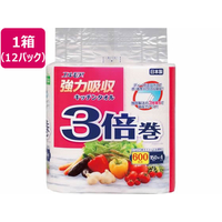カミ商事 エルモア強力吸収キッチンタオル 3倍巻 4ロール 150カット 12P FC565SV