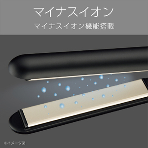 ヴィダルサスーン マイナスイオンストレートアイロン ブラック VSI-1025/KJ-イメージ11